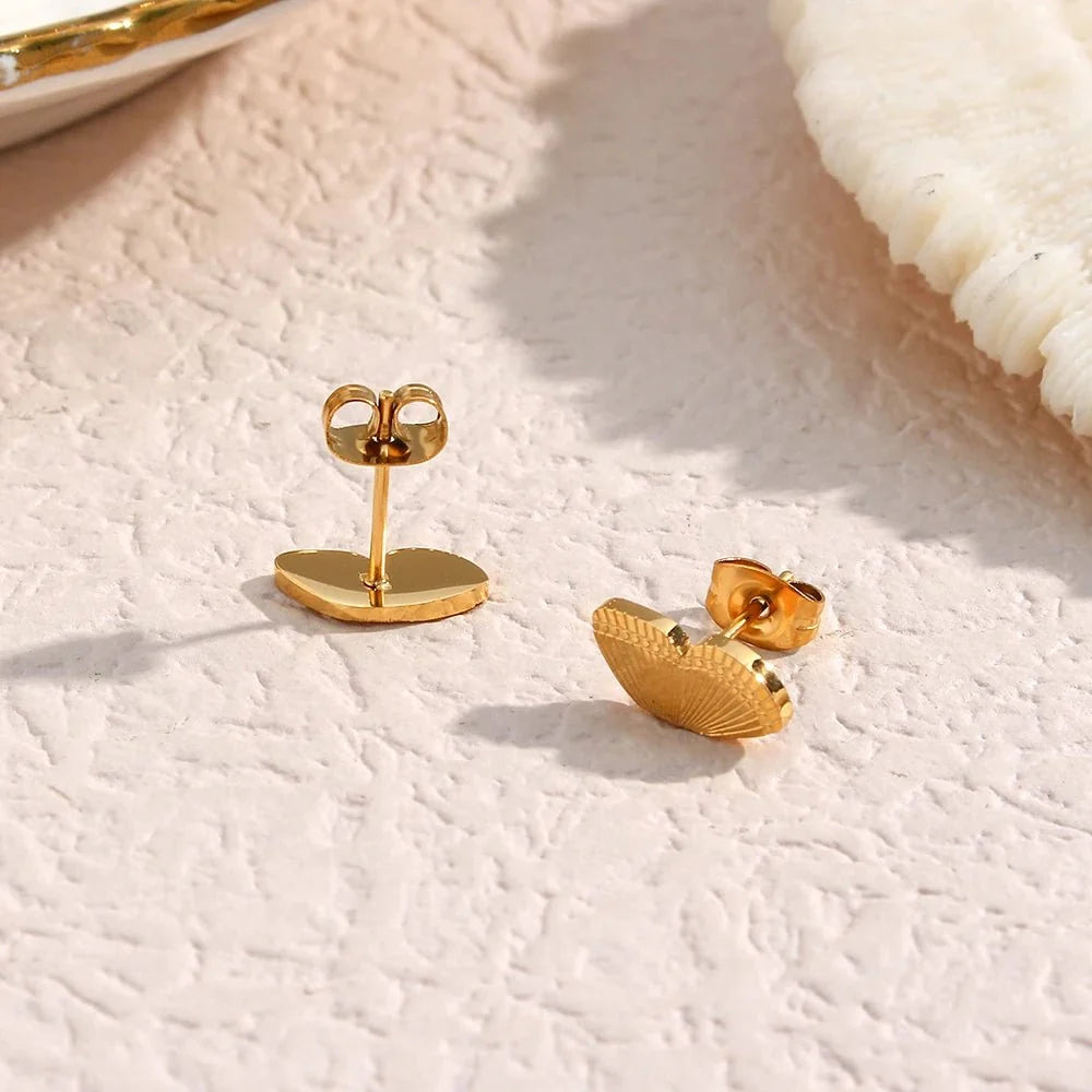 Dainty Butterfly Wings Stud Earrings