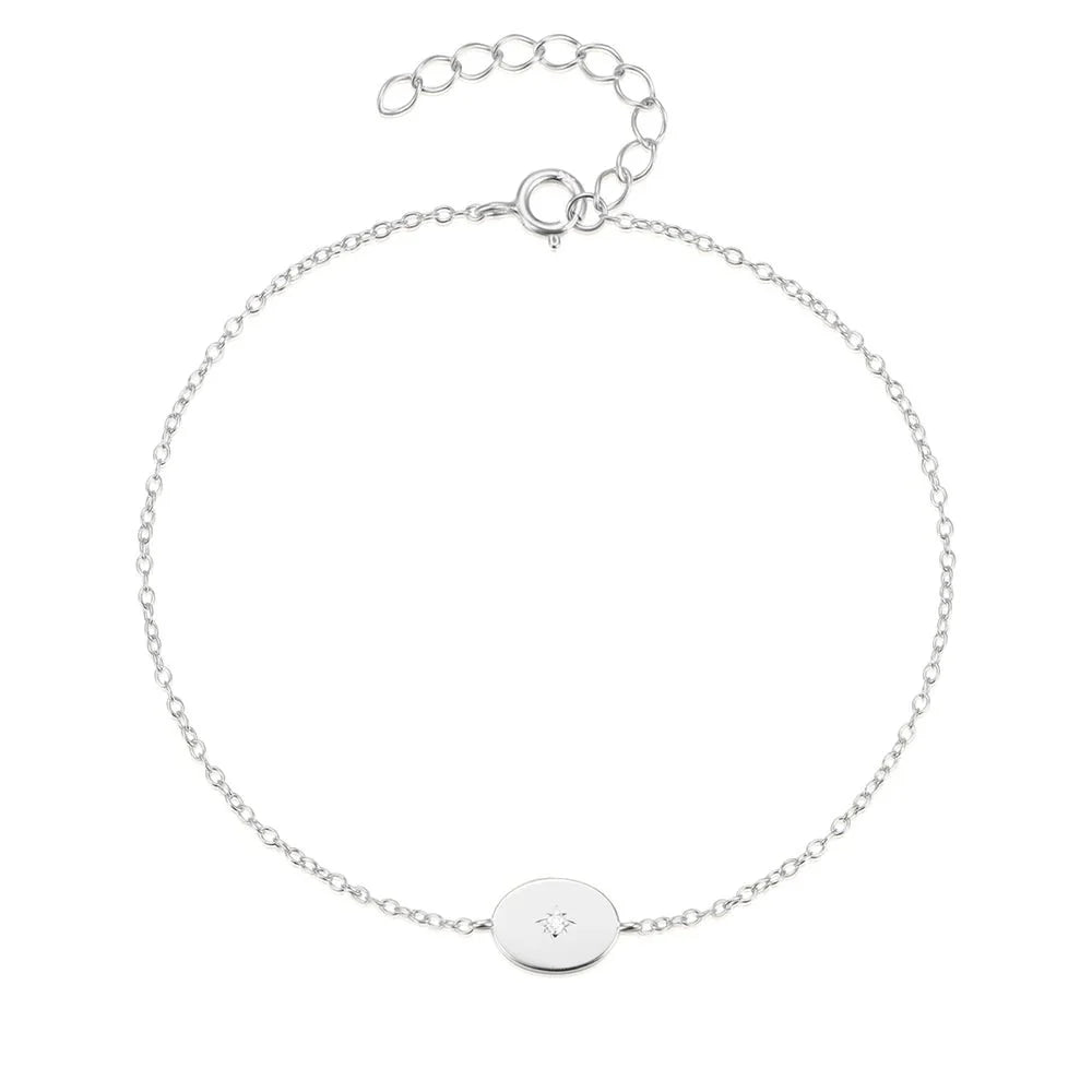 Dainty Chain North Star Bracelet