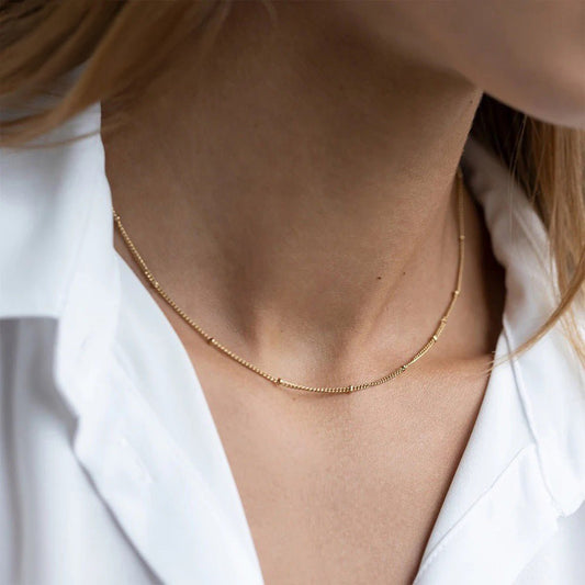 Dainty Classic Satellite Chain Necklace