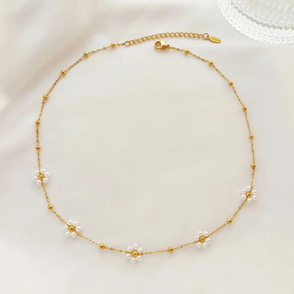 Dainty Daisy Necklace & Bracelets