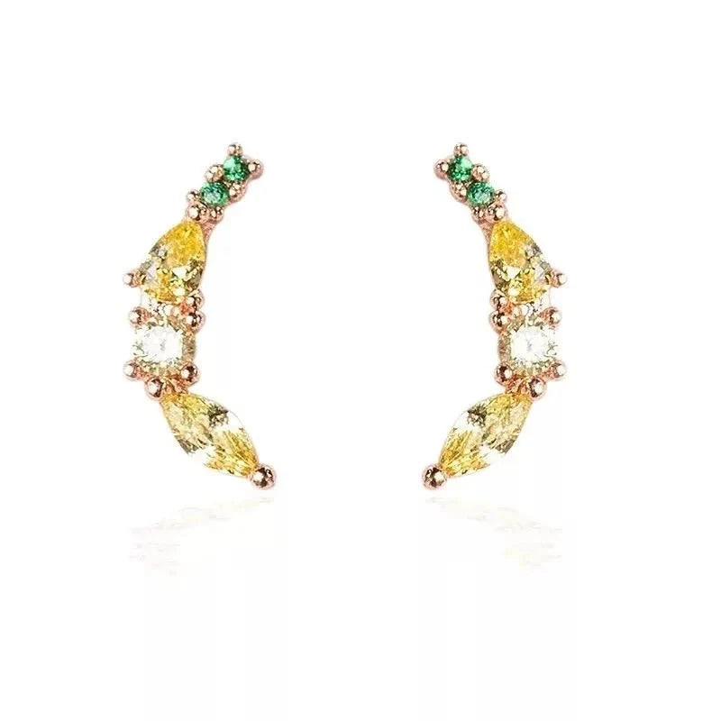 Dainty Fruit Hoop & Stud Earrings