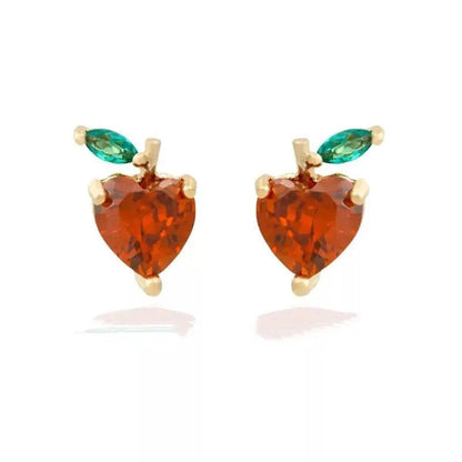 Dainty Fruit Hoop & Stud Earrings