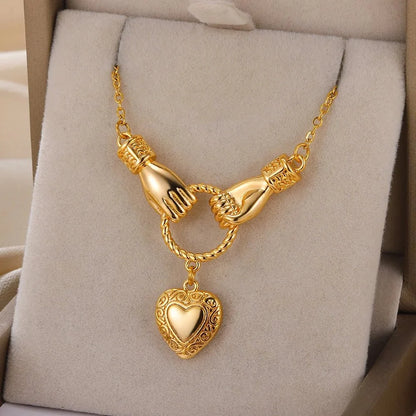 Dainty Holding Onto Love Necklace