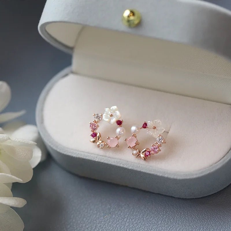 Dainty Pink Boutique Earrings