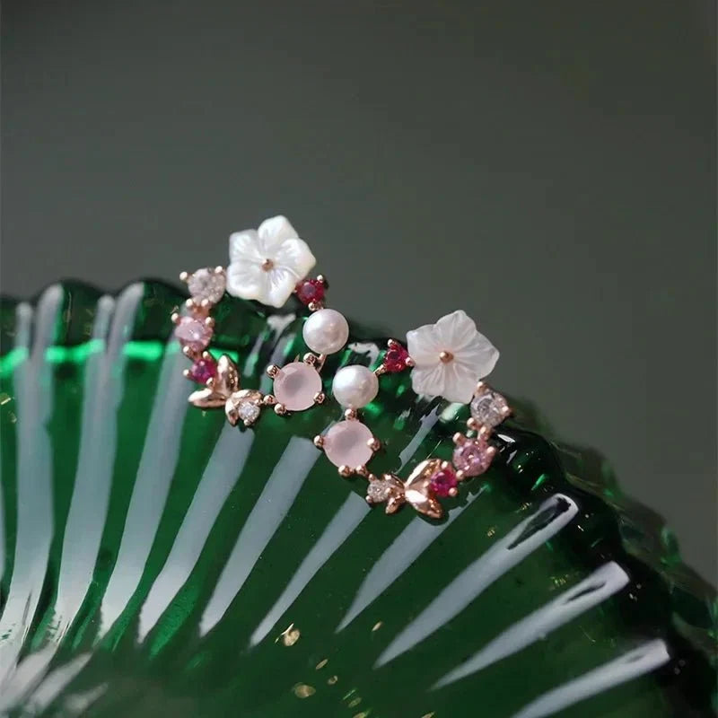 Dainty Pink Boutique Earrings