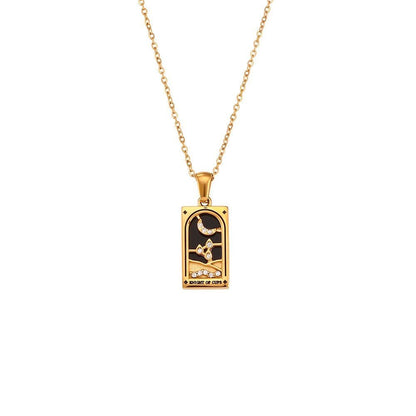 Dainty Tarot Charm Necklaces