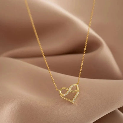 Eternal Love Infinity Heart Necklace