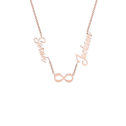 Eternal Love Infinity Name Necklace