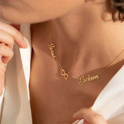 Eternal Love Infinity Name Necklace