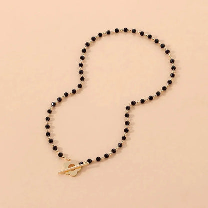 Floral Choker Flower Clasp Necklace