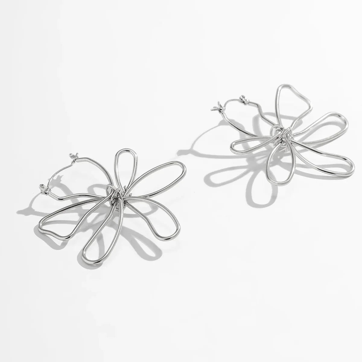 Floral Knot Outline Earrings
