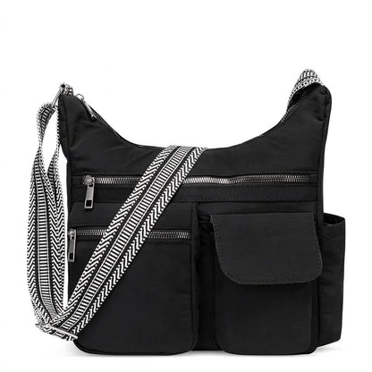 Multi Pocket Water Resistant Crossbody Bag