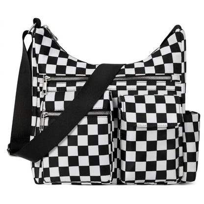 Multi Pocket Water Resistant Crossbody Bag