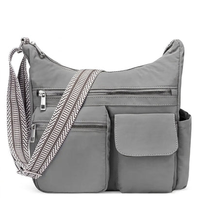 Multi Pocket Water Resistant Crossbody Bag