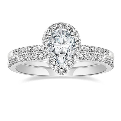 Classy Double Band Pave Ring