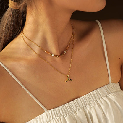 Layered Natures Whale Lux Necklaces