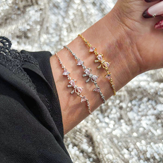 Dainty Bow Bond Bracelets