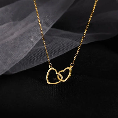 Minimal Love Lock Heart Necklace