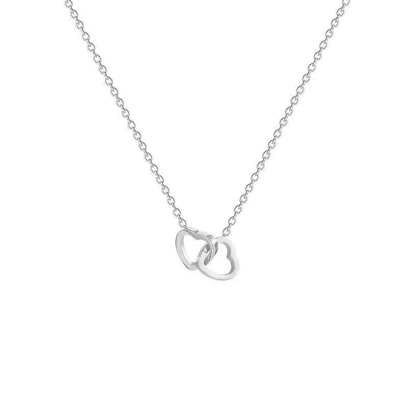 Minimal Love Lock Heart Necklace