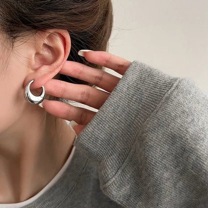 S925 Classy Hoop Dainty Earrings