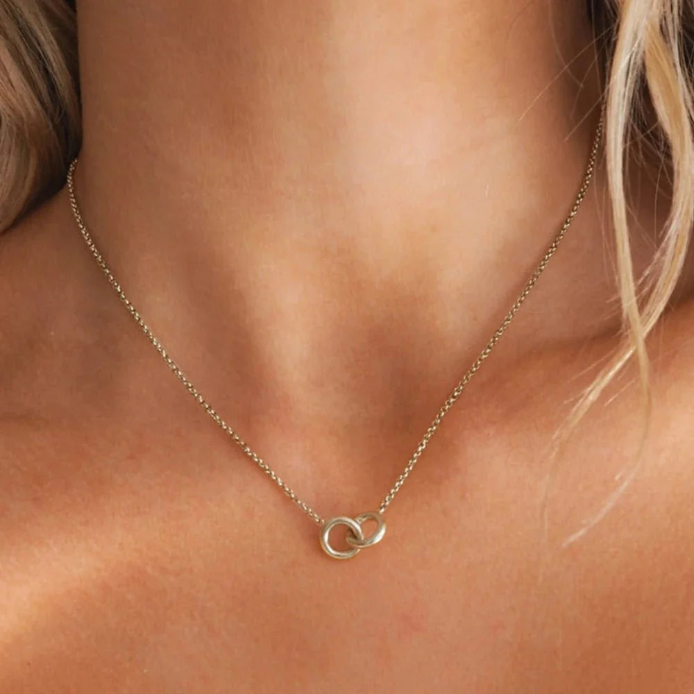 S925 Dainty Forever Linked Necklace