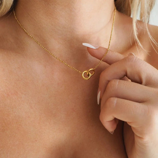 S925 Dainty Forever Linked Necklace