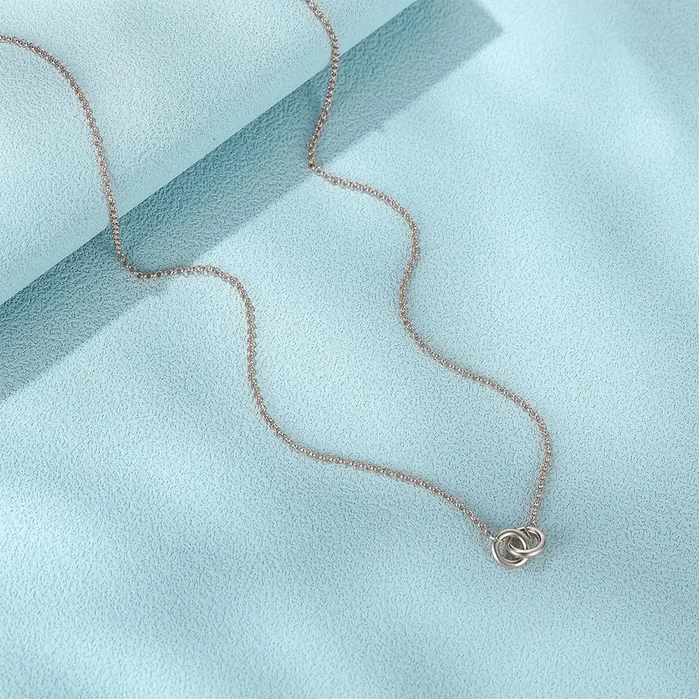 S925 Dainty Forever Linked Necklace