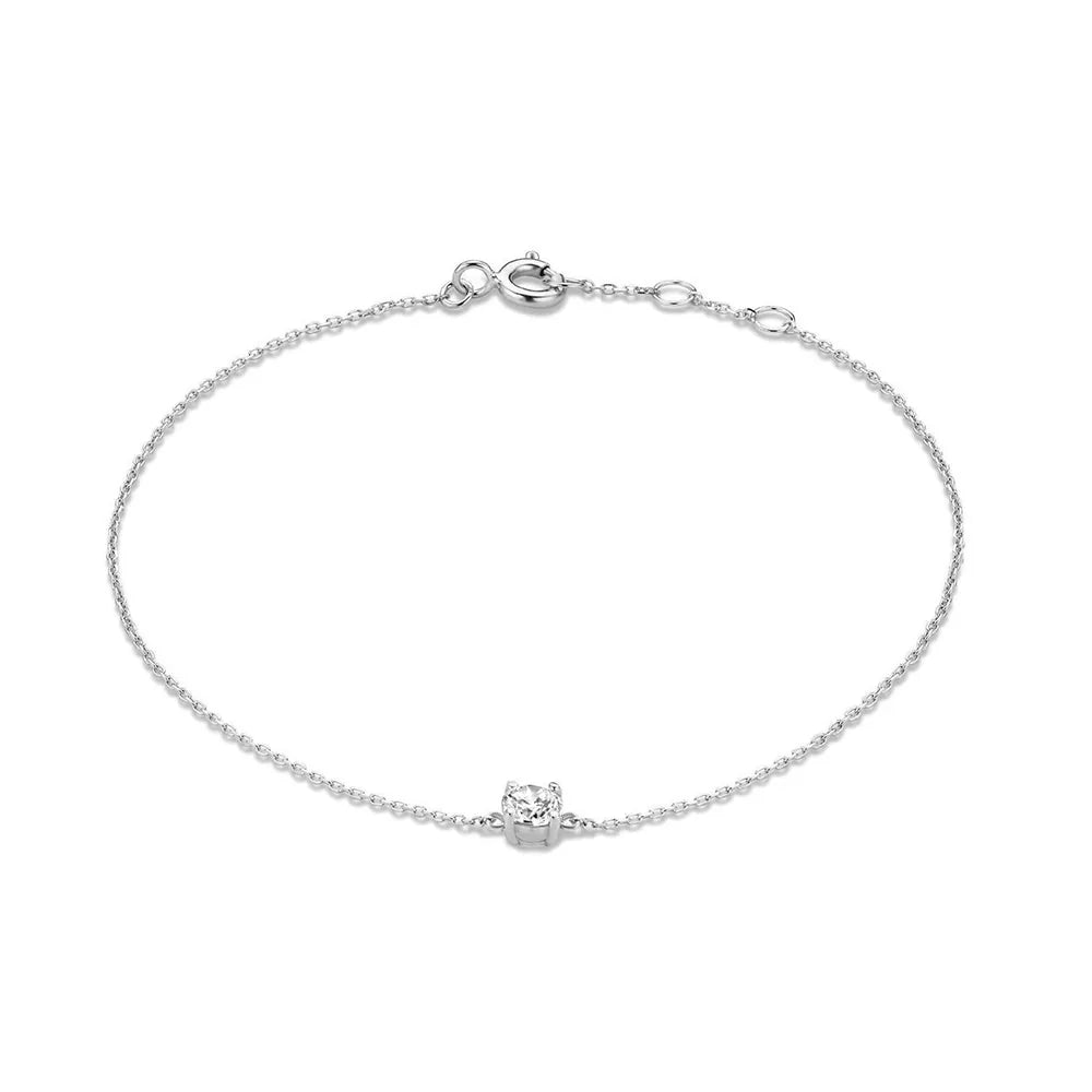 S925 Dainty Single Diamond Bracelets