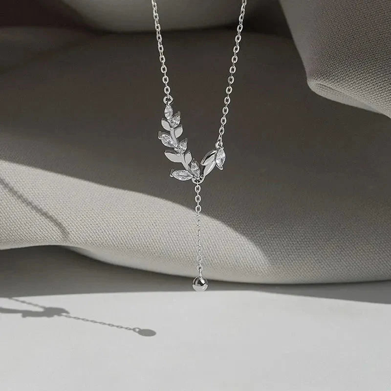 S925 Diamond Tree Botanical Necklace