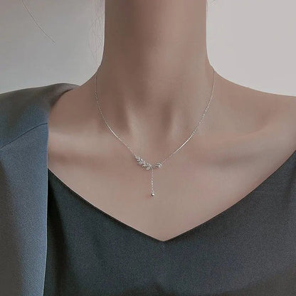 S925 Diamond Tree Botanical Necklace