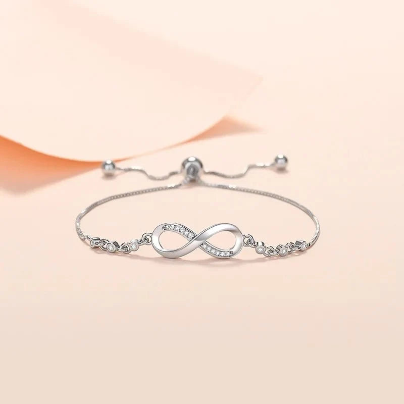 S925 Infinity Diamond Love Bracelet