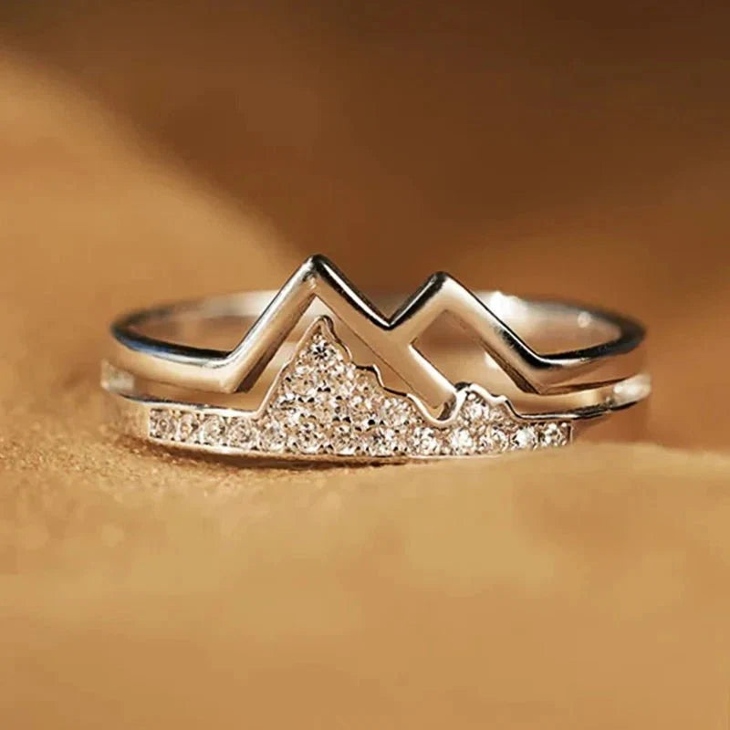 Sentimental Peaks and Valleys Ring