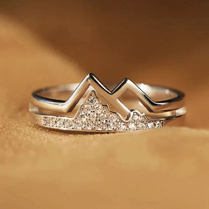 Sentimental Peaks and Valleys Ring