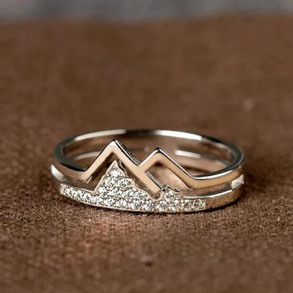 Sentimental Peaks and Valleys Ring