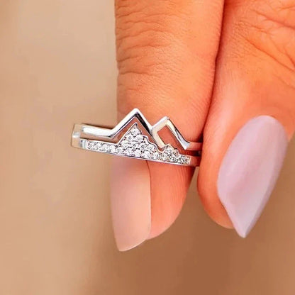 Sentimental Peaks and Valleys Ring