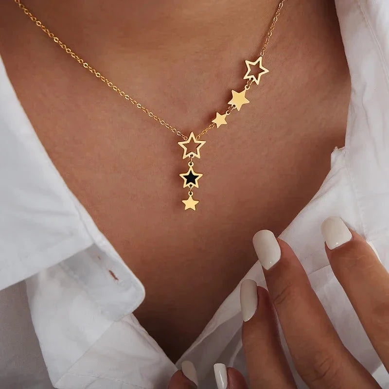 Shooting Star Celestial Necklace